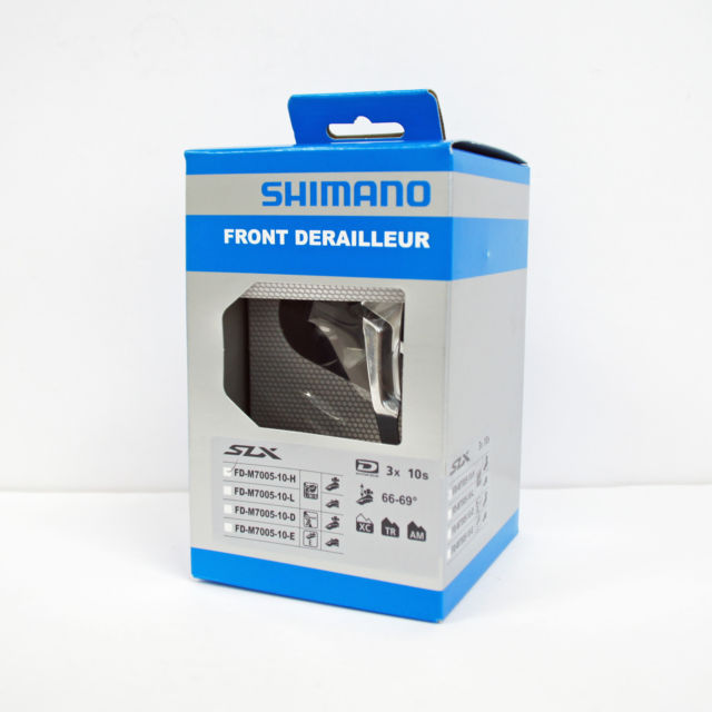 ตัวสับจาน SLX, FD-M7005-10-H, 10-Speed, แคล้มป์บน DUAL PULL, 31.8MM