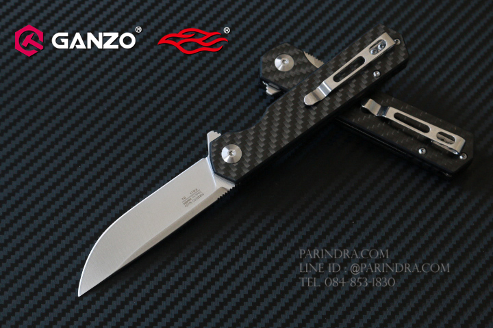 มีดพับ Ganzo กานโซ่ รุ่น FH11-CF D2 Steel ด้าม CARBON FIBER ของแท้ 100%
