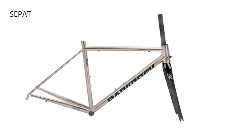 เฟรมเซ็ต DARKROCK Sepat Road Bike CR-MO 4135 Frameset, 700c (เฟรม+ตะเกียบคาร์บอน+ถ้วยคอ)