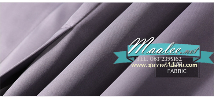 พร้อมส่ง ชุดเดรส/ชุดออกงาน บ่าเฉียงปิดแขนนิดๆ PATTERN หรู สีเทาเข้ม (ซิปข้างลำตัว) **เหลือเฉพาะไซส์ XL**