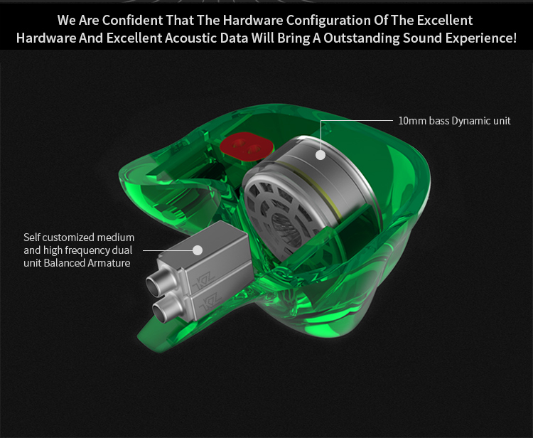 ขาย KZ ZSR หูฟัง Hybrid 3 ไดร์เวอร์ (1DD 2BA) ถอดสายได้