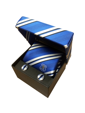 เนคไทเอฟเวอร์ตั้น ที่ระลึก Everton FC Tie and Cufflinks Box Set ของแท้ 100%