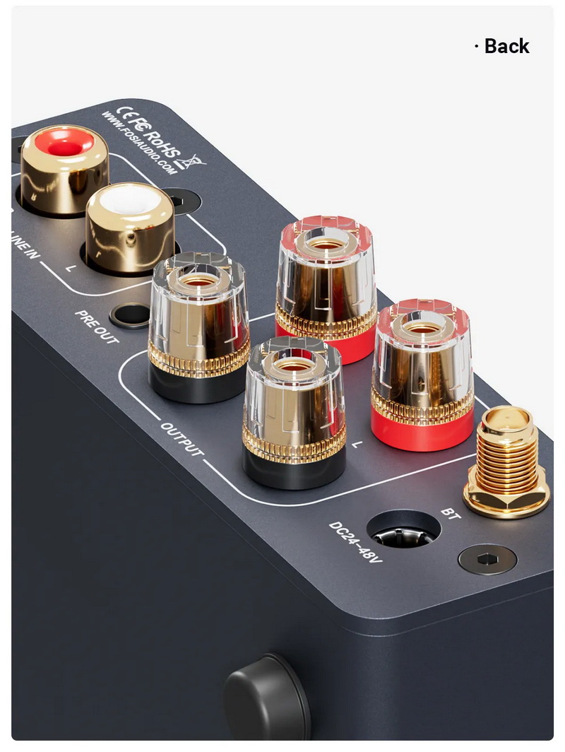 Fosi Audio BT20A Pro-48V Bluetooth Amplifier ClassD ชิป TPA3255 อัพเกรด Op-Amp ได้ ประกันศูนย์ไทย
