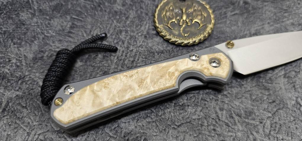 Chris Reeve Small Sebenza 31 Inlay LH Box Elder CPM Magnacut(มือซ้าย)