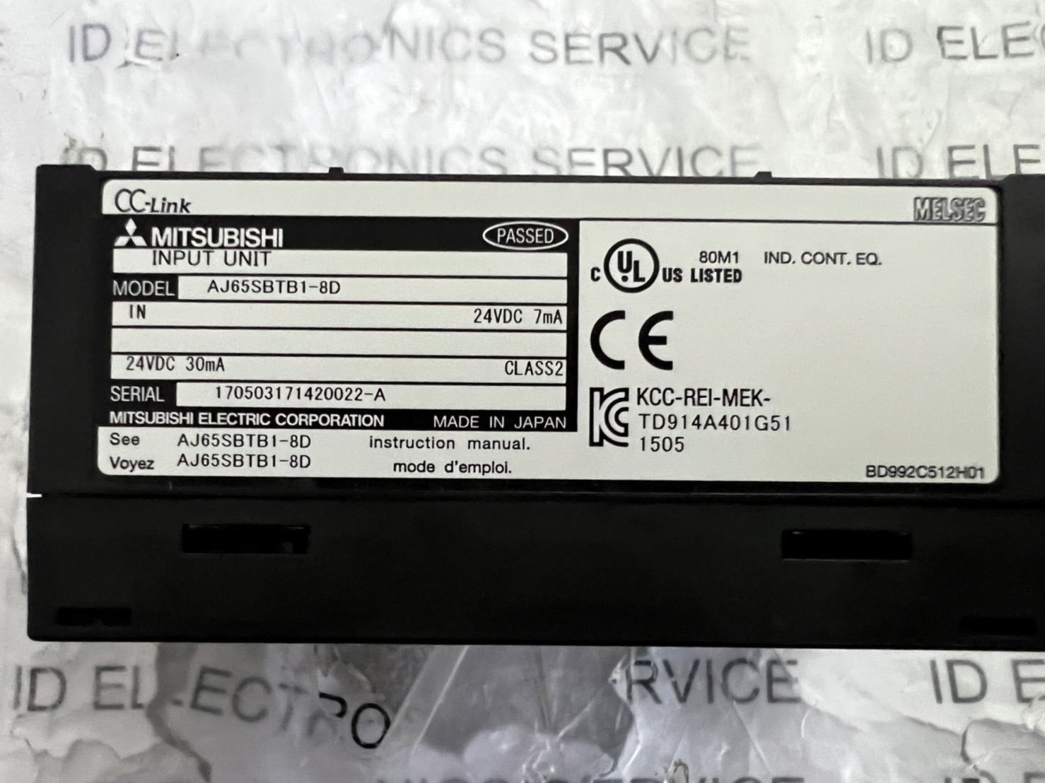 AJ65SBTB1-8D PLC " MITSUBISHI "