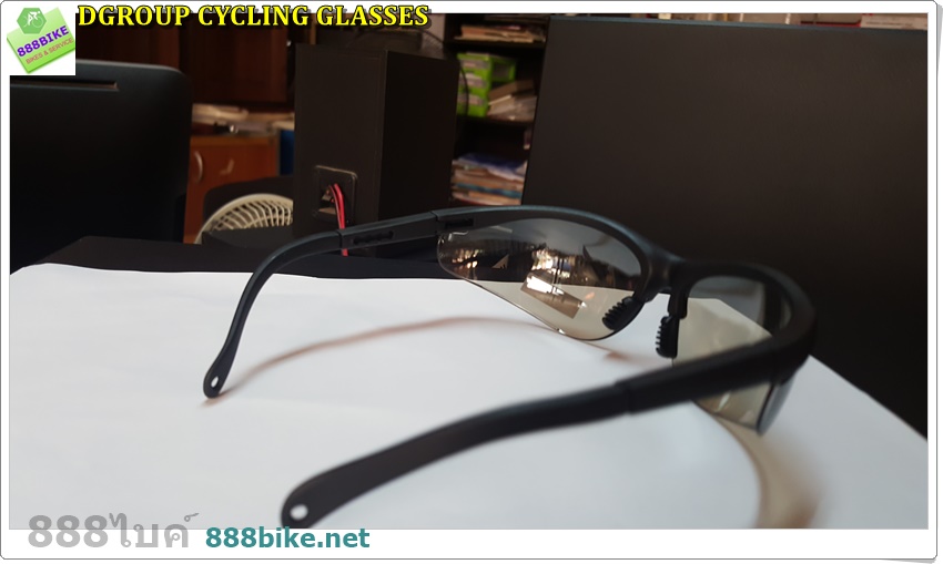 แว่นตา DGROUP CYCLING SUNGLASSES UV400 cycling glassesขาส้มมีเลนชา ขาดำมีเลนใสและเลนปหลอด (ระบุรตงหมายเหตุ)