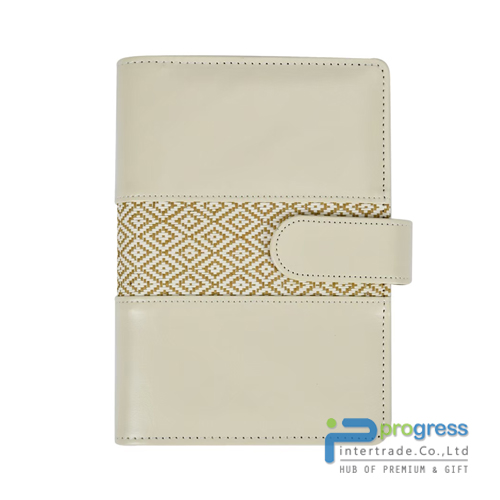 Organizer A5 ปกหนัง PU สายคาดเข็มขัดแม่เหล็ก