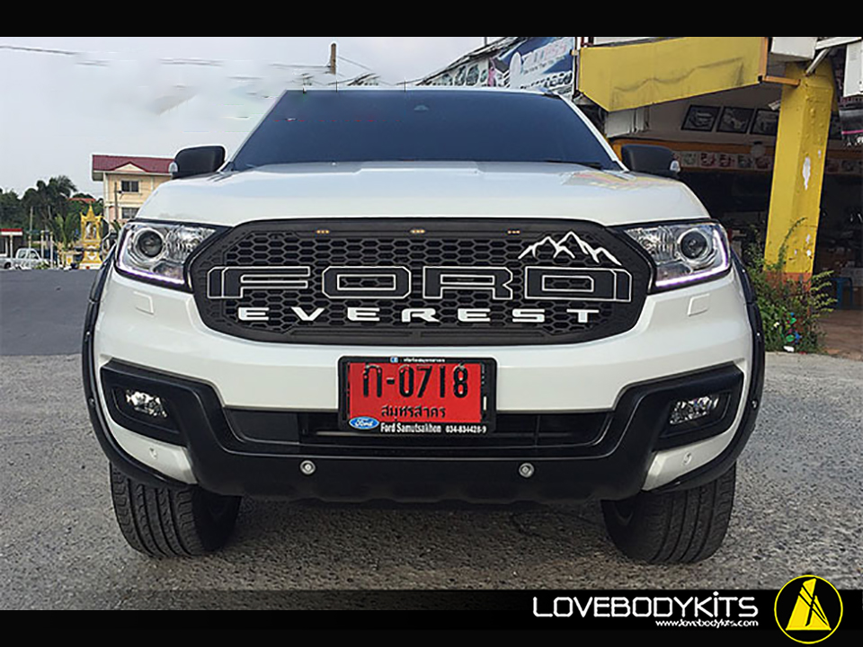 กระจังหน้า E-SPORT ขอบสี EVEREST 2015-2017