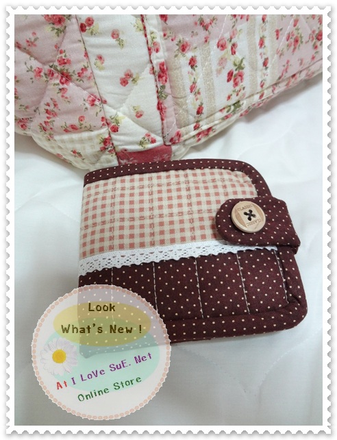 กระเป๋าสตางค์ใบสั้น มีสายคล้องมือให้ค่ะ- สินค้าสั่งทำ ส่งฟรี