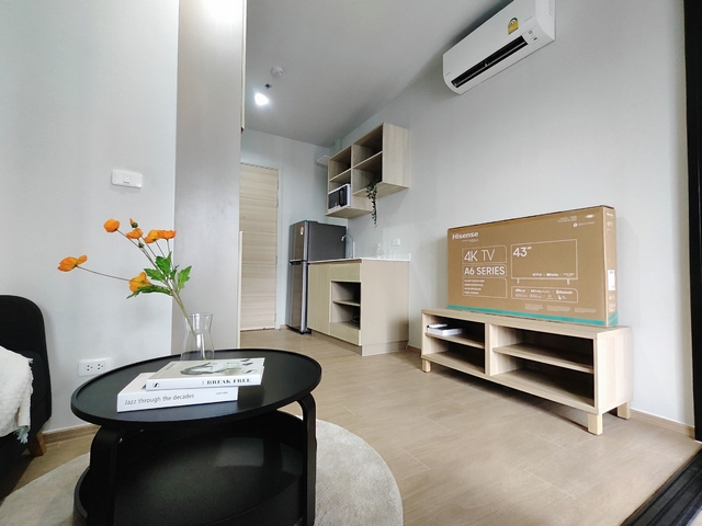 ให้เช่าคอนโด คอมมอน ทียู 27 ตร.ม.เฟอร์ครบ มีเครื่องซักผ้า ฝั่งเดียวกับธรรมศาสตร์