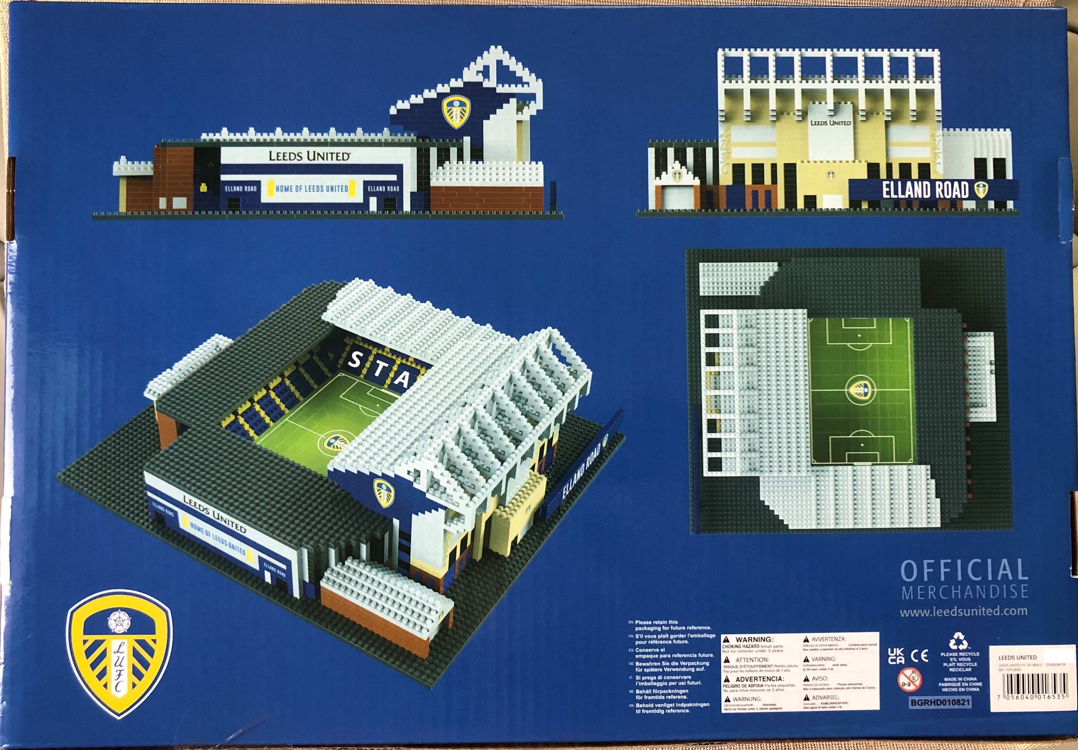 โมเดลสนามฟุตบอล สโมสรลีดส์ ยูไนเต็ด - สนามเอลแลนด์ โร้ด ใหม่ / LEEDS UNITED Football Club Football Stadium Model - ELLAND ROAD Stadium NEW