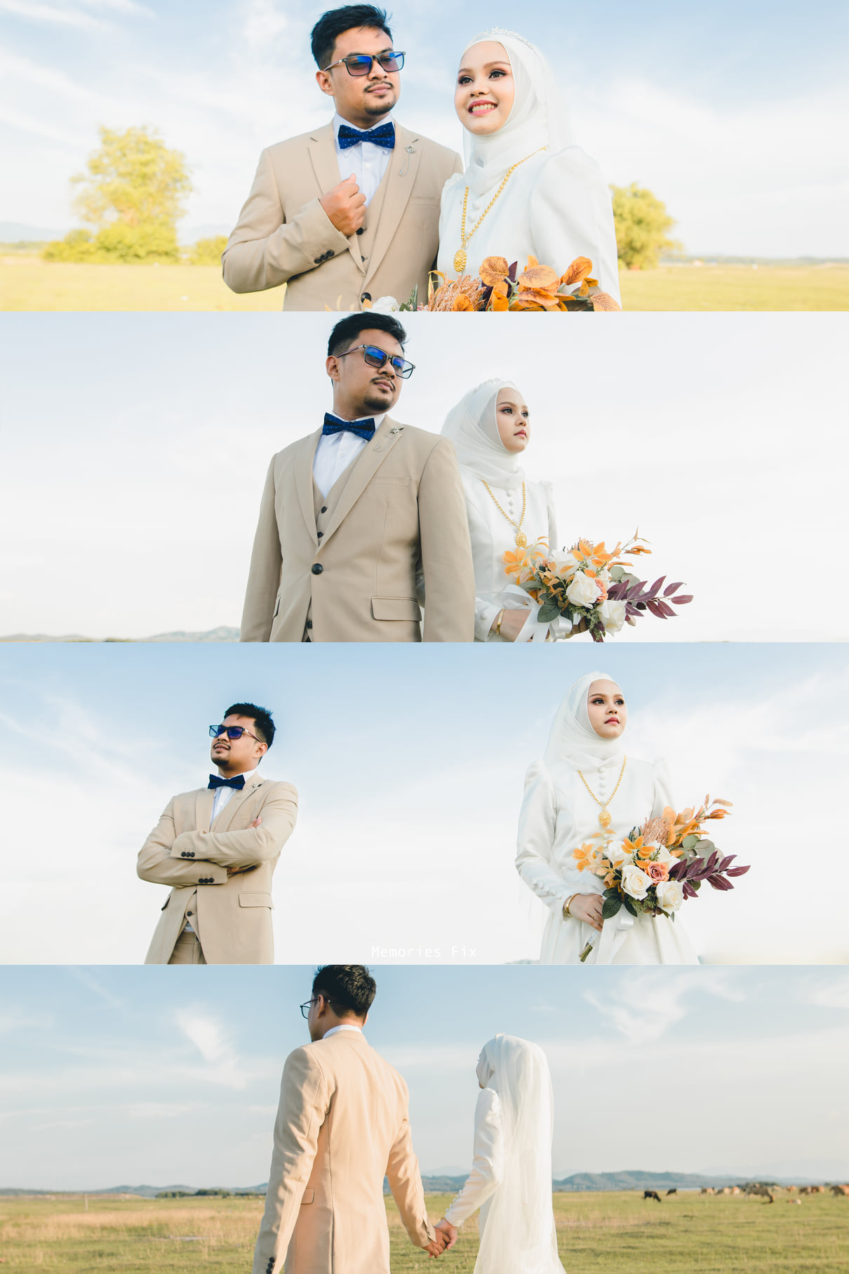 พร้อมเช่า สูทชาย สีกากี สไตล์เกาหลี พร้อมเสื้อกั๊ก