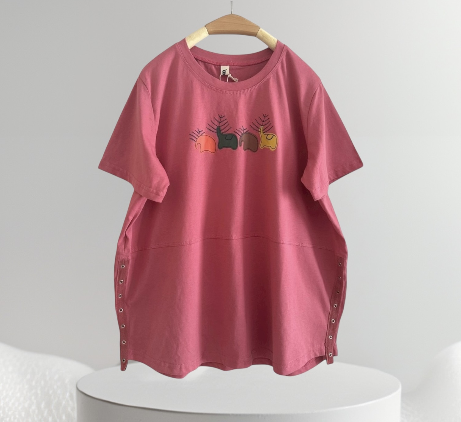 เสื้อยืดสกรีนลายช้าง 9am