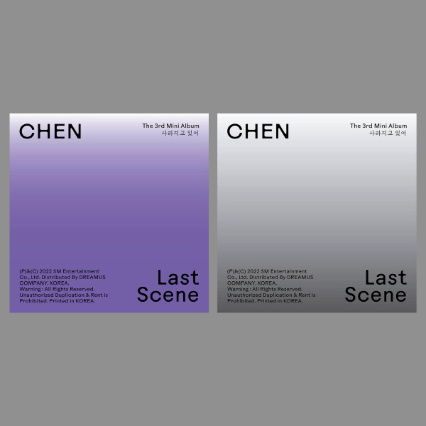 อัลบั้ม #CHEN - Mini Album Vol.3 [Last Scene] (Photo Book Ver.) (Random Ver.)