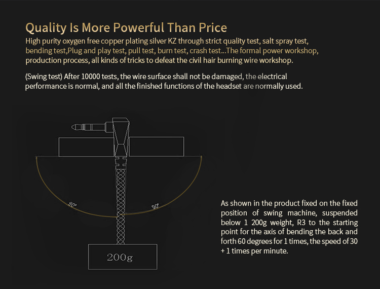 ขาย KZ 2.5 balanced สายชุบเงินถัก ขั้ว 2 พิน แบบ 2.5 balanced สำหรับหูฟัง KZ