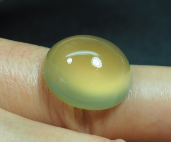 คาลซิโดนีสีเหลือง(Yellow Chalcedony) 14.40 กะรัต