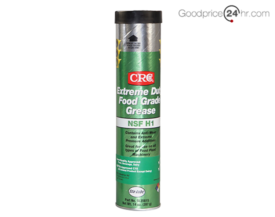 c-163. CRC Extreme Duty Food Grade Grease SL35615 จารบีอเนกประสงค์สำหรับเครื่องจักรหรืองานหนัก ชนิดฟู้ดเกรด ขนาด 397g.