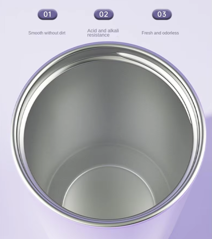 แก้วสแตนเลส หูหิ้วไนล่อน รุ่น 2024823-4 ขนาด 260 ml