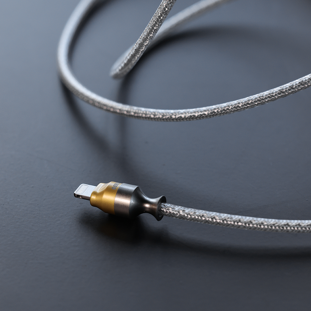 DD TC02L สายชาร์จเร็ว Lightning สายถักคุณภาพแบบพรีเมี่ยม รองรับชาร์จไว 27W ประกันศูนย์ไทย