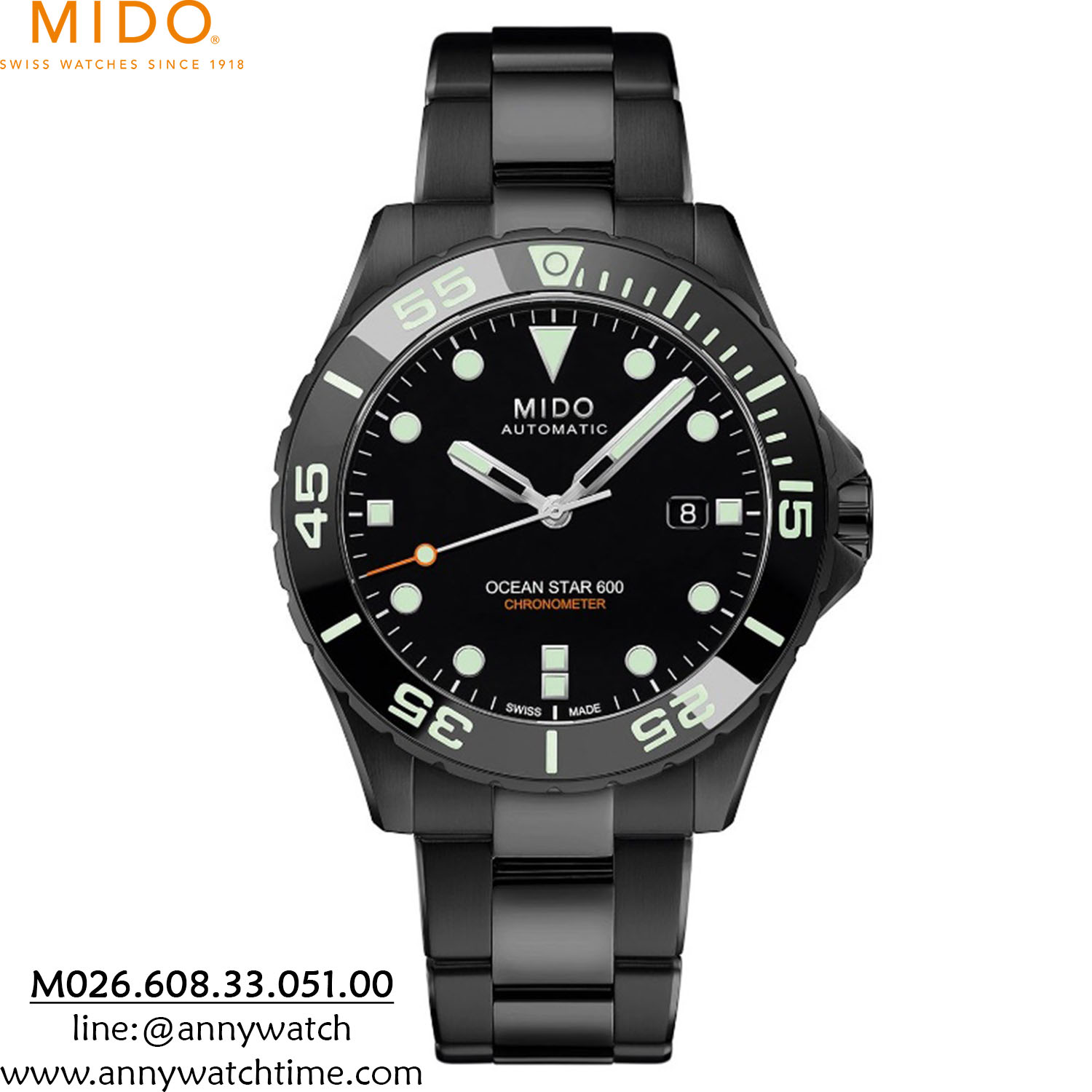 MIDO M026.608.33.051.00
