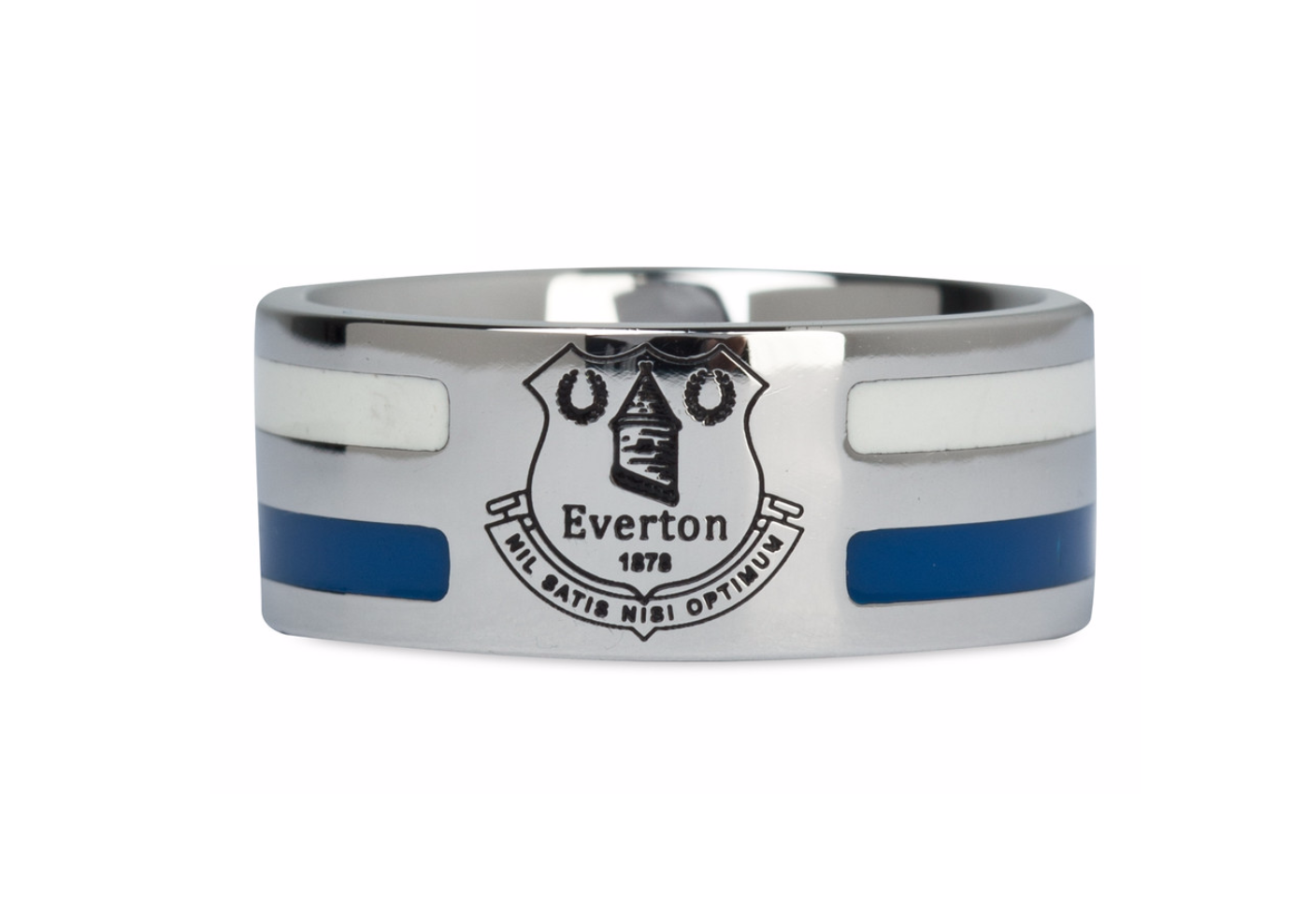 แหวนที่ระลึกเอฟเวอร์ตั้นของแท้ Everton Colour Stripe Crest Ring