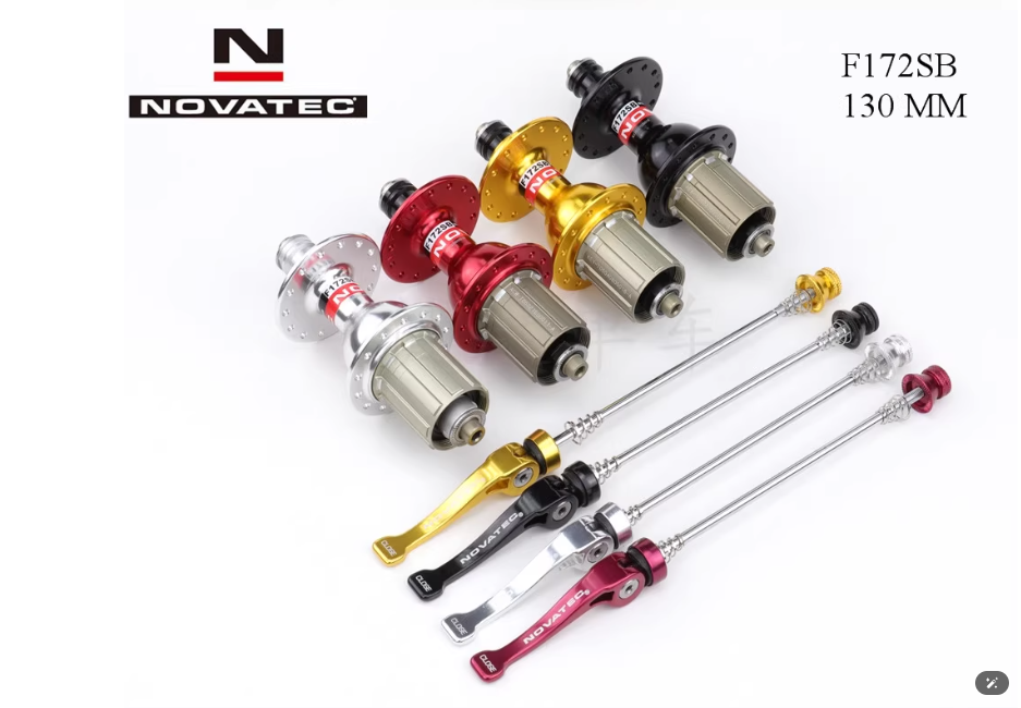 ดุมเสือภูเขา ดุมวีเบรค Novatech วีเบรค “ หน้า/หลัง v-brake โม่อลูฯ A171SB F192SB, 20-24-28-32-36 Hole