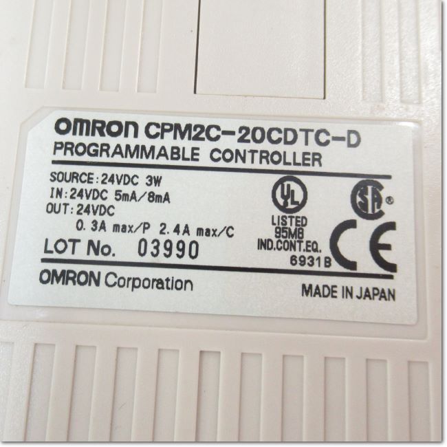 PLC " OMRON " รุ่น CPM2C-20CDTC-D