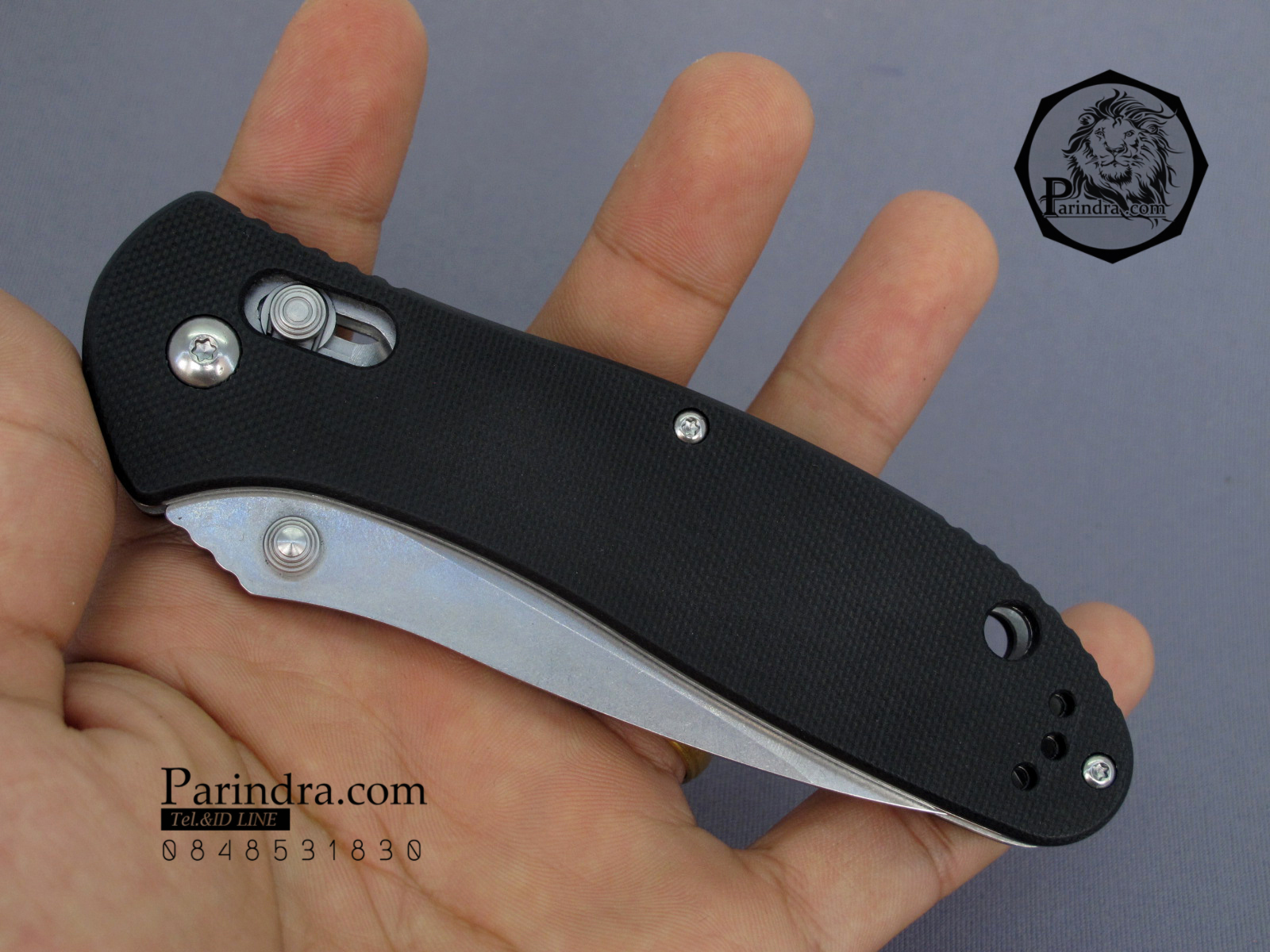 ขายมีดพับ Ganzo กานโซ่ รุ่น G7392-BK สีดำสนิท ของแท้ 100%