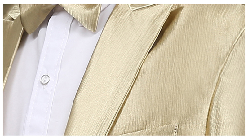 พร้อมเช่า ชุดสูทชาย สีทอง Luxury Gold