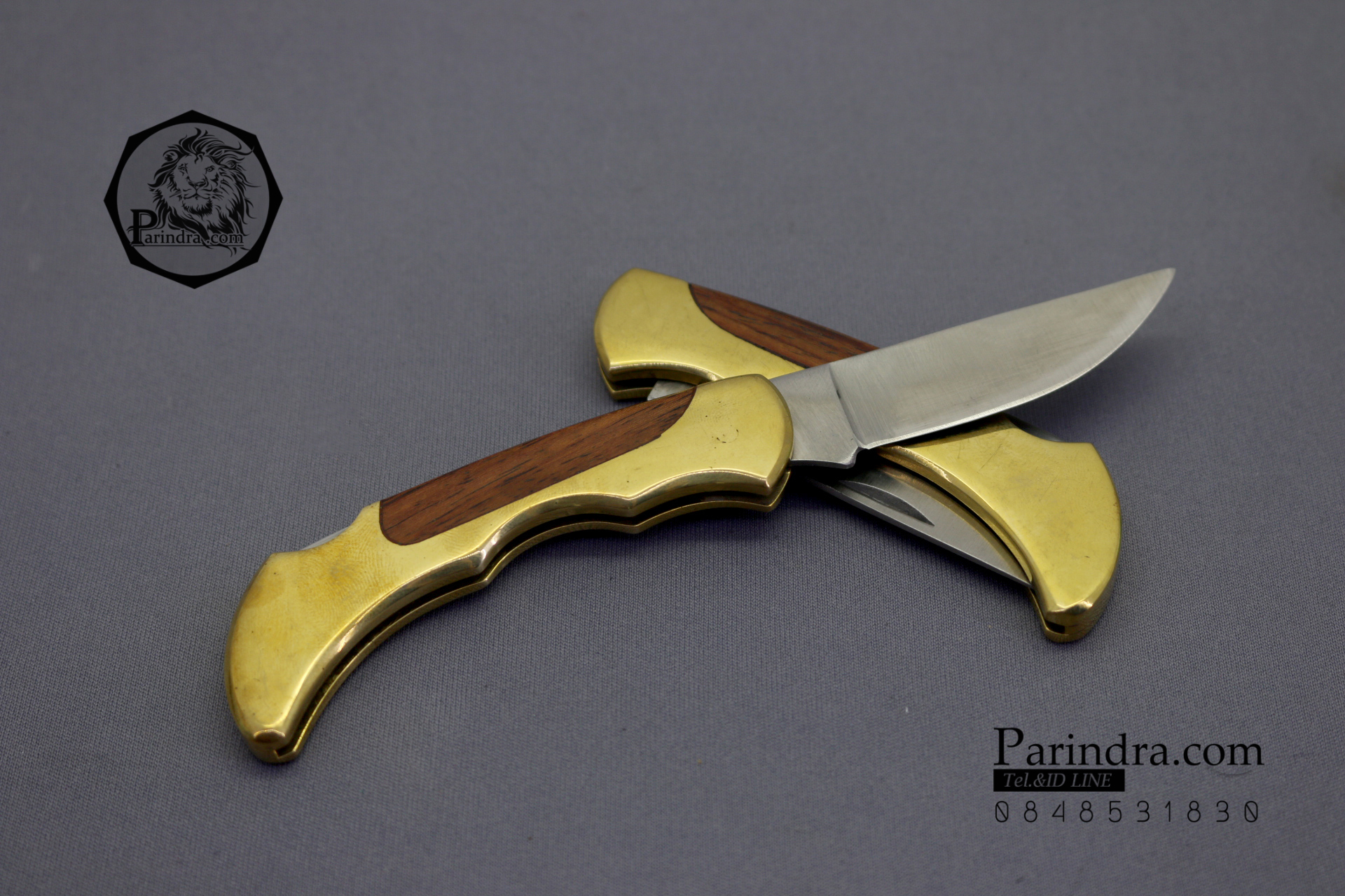 มีดพับ ด้ามทองเหลือง Classic ขนาดเล็ก พกพา ราคาประหยัด