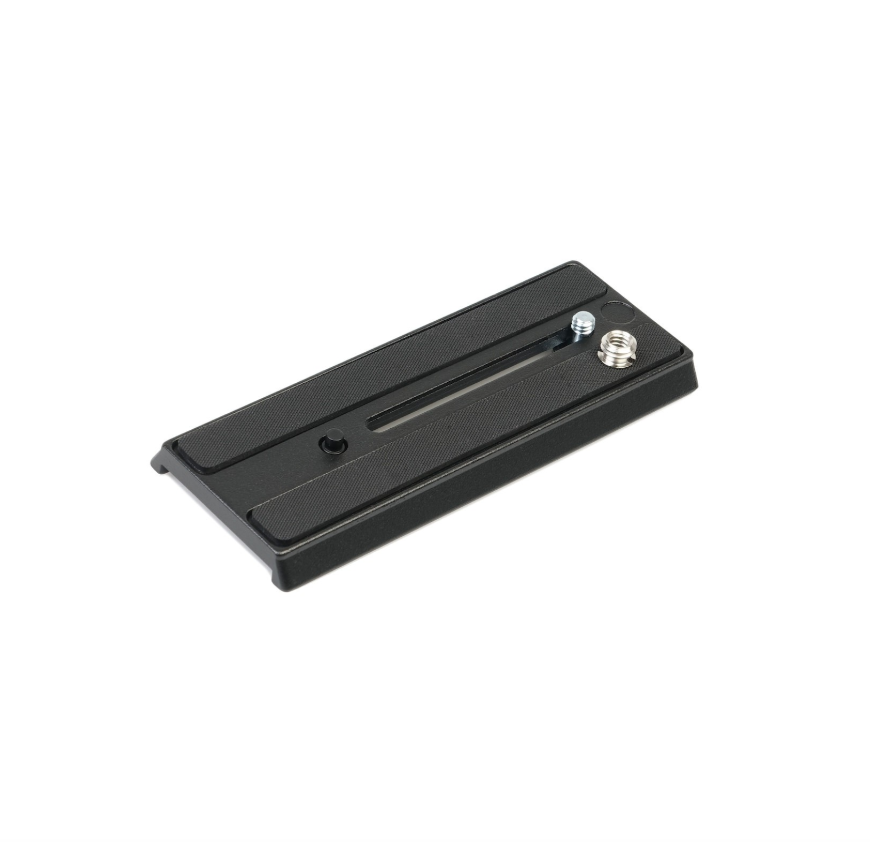 Manfrotto 357PLV แผ่นติดฐานกล้องวีดีโอ ยาว 140 x 44 x 6มม. ใช้กับหัววีดีโอ 516 MF-0357-PLV01 ประกันศูนย์ 5 ปี