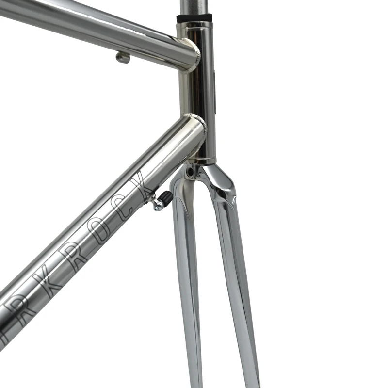 DARKROCK 702 Road Bike Frame with Fork, Cr-Mo Steel 4130 bicycle frame 700C steel frame