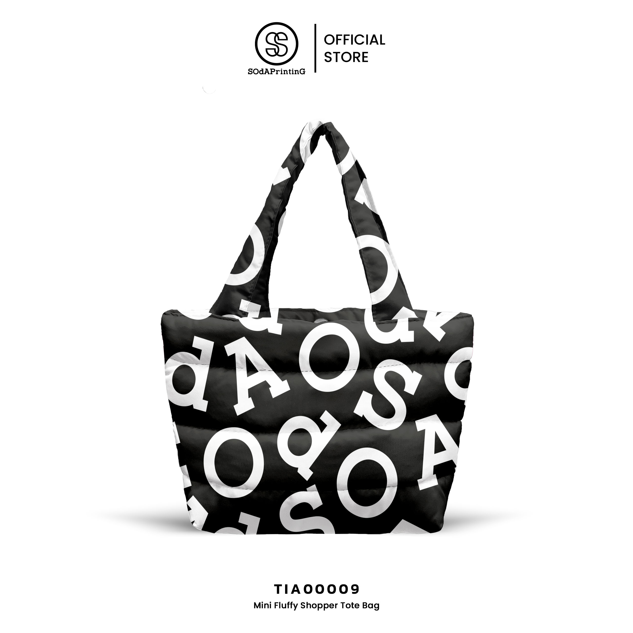 กระเป๋า Mini Fluffy Shopper Tote Bag SOdA Collection รหัส TIA00009-TIA00021 #SOdAPrintinG