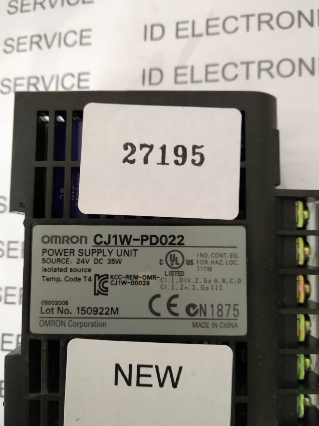 CJ1W-PD022 PLC " OMRON "