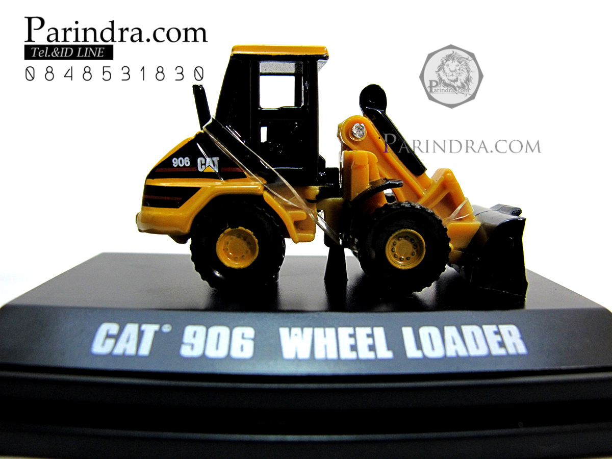 โมเดลรถเหล็กมินิ รถตักดิน Cat 906 Compact Wheel Loader