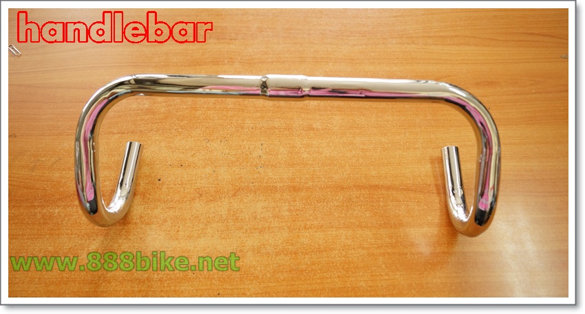 แฮนด์หมอบ ชุบโครเมี่ยม,HDB09 Road Alloy Handlebar