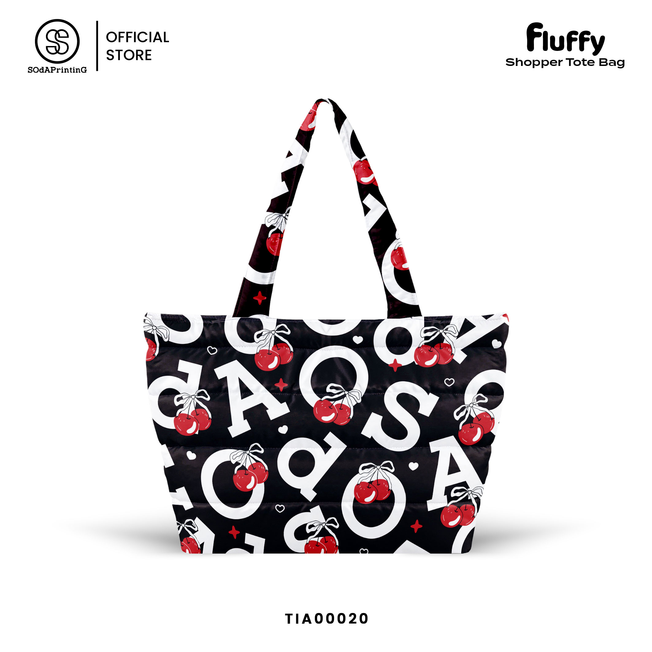 กระเป๋า Fluffy Shopper Tote Bag SOdA Original Collection รหัส TIA00001-TIA00020 #SOdAPrintinG