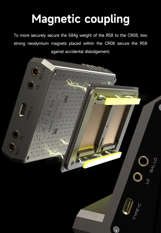 Hiby CR08 แท่นวางเครื่องเล่นเสียงดิจิตอลไฮไฟ