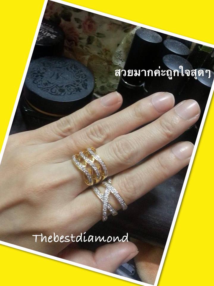 BR617RD+++แหวนแถวPerfect 3 แถวแบบคลื่น+++สุดสวย Modern ดูดีมากๆๆ เพชรก็วิบๆ แบบจากร้านจิว เลยค่ะ ดูหรู มีรสนิยมมากๆๆ แต่ไม่เวอร์เกินไป ใส่ได้ทุกโอกาส