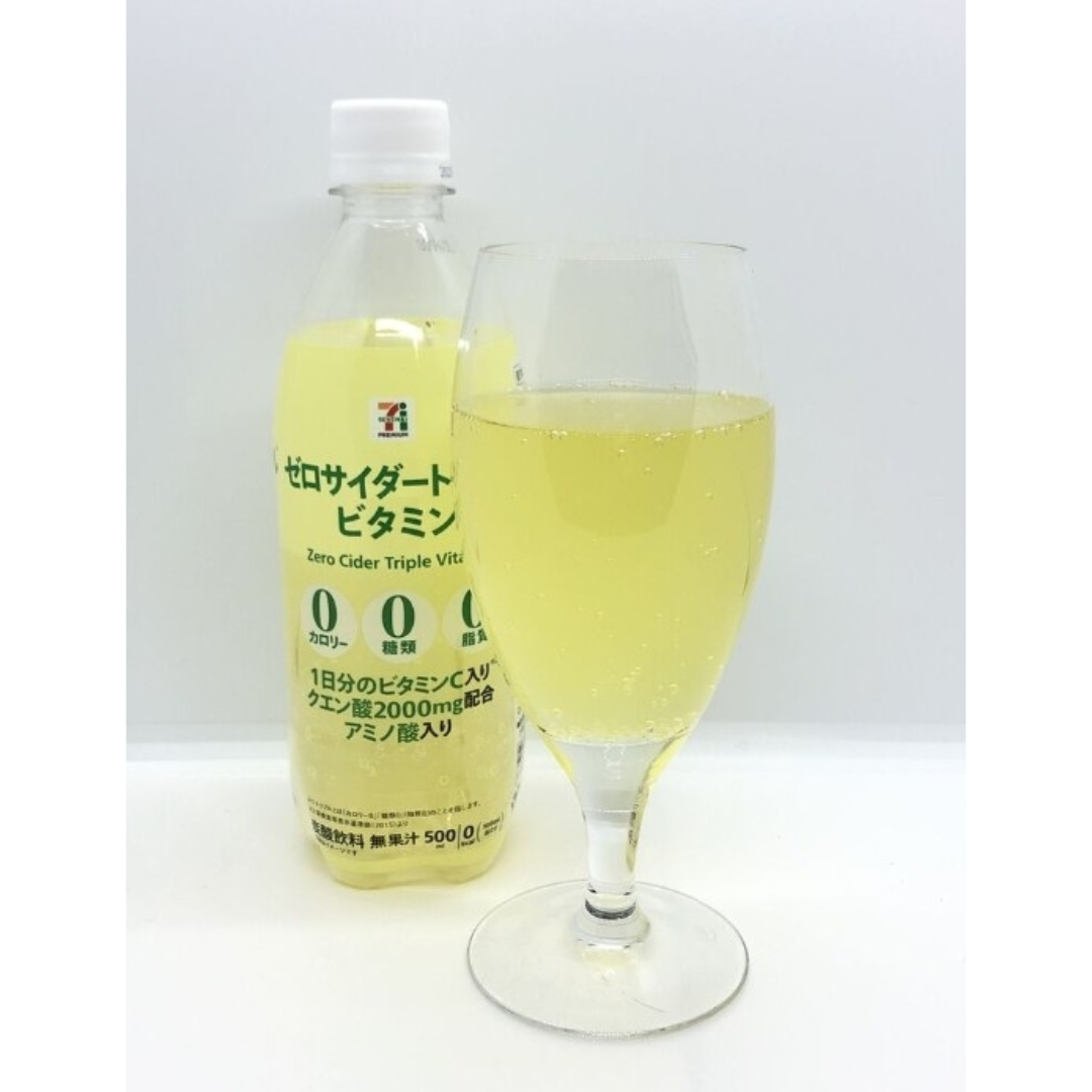 7-eleven zero calorie cider สูตร vitamin C / ไฟเบอร์ / ดูแลลำไส้