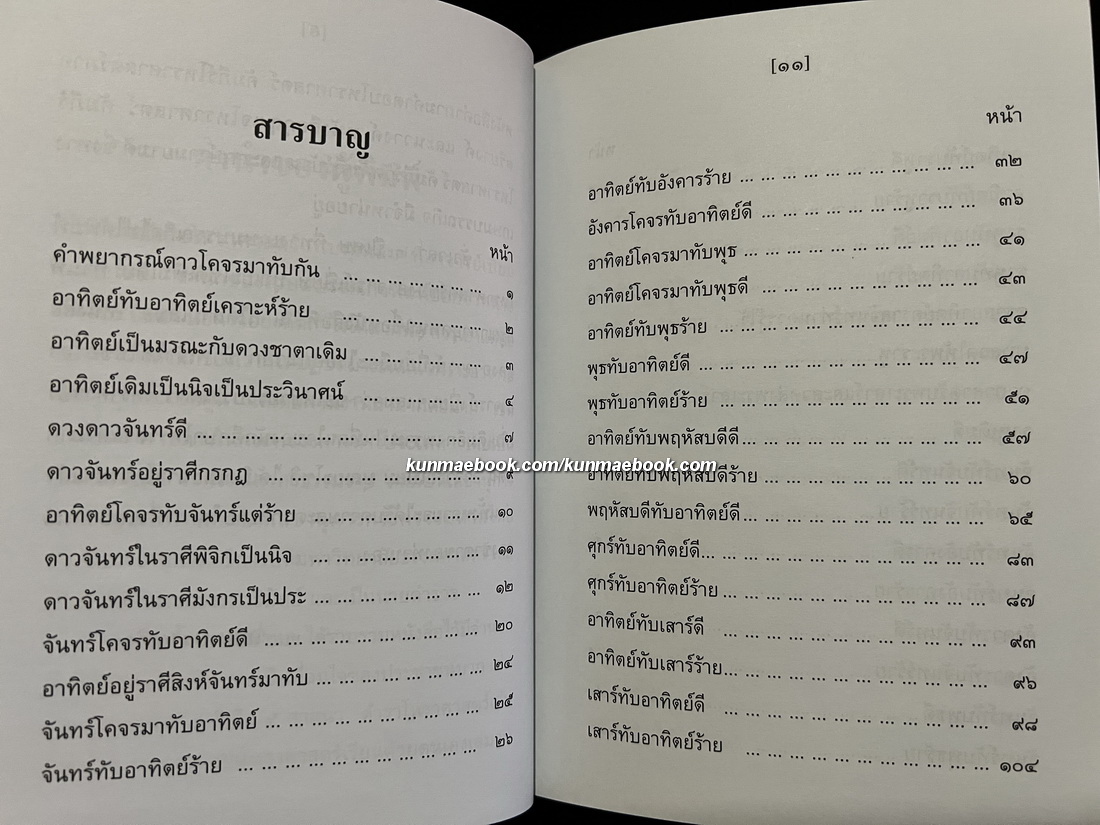 ตำราโหราศาสตร์เรียนด้วยตนเอง เรื่องของดาวจร เล่ม 1 ผลงานของ ร.ต.อ.เปี่ยม บุณยะโชติ