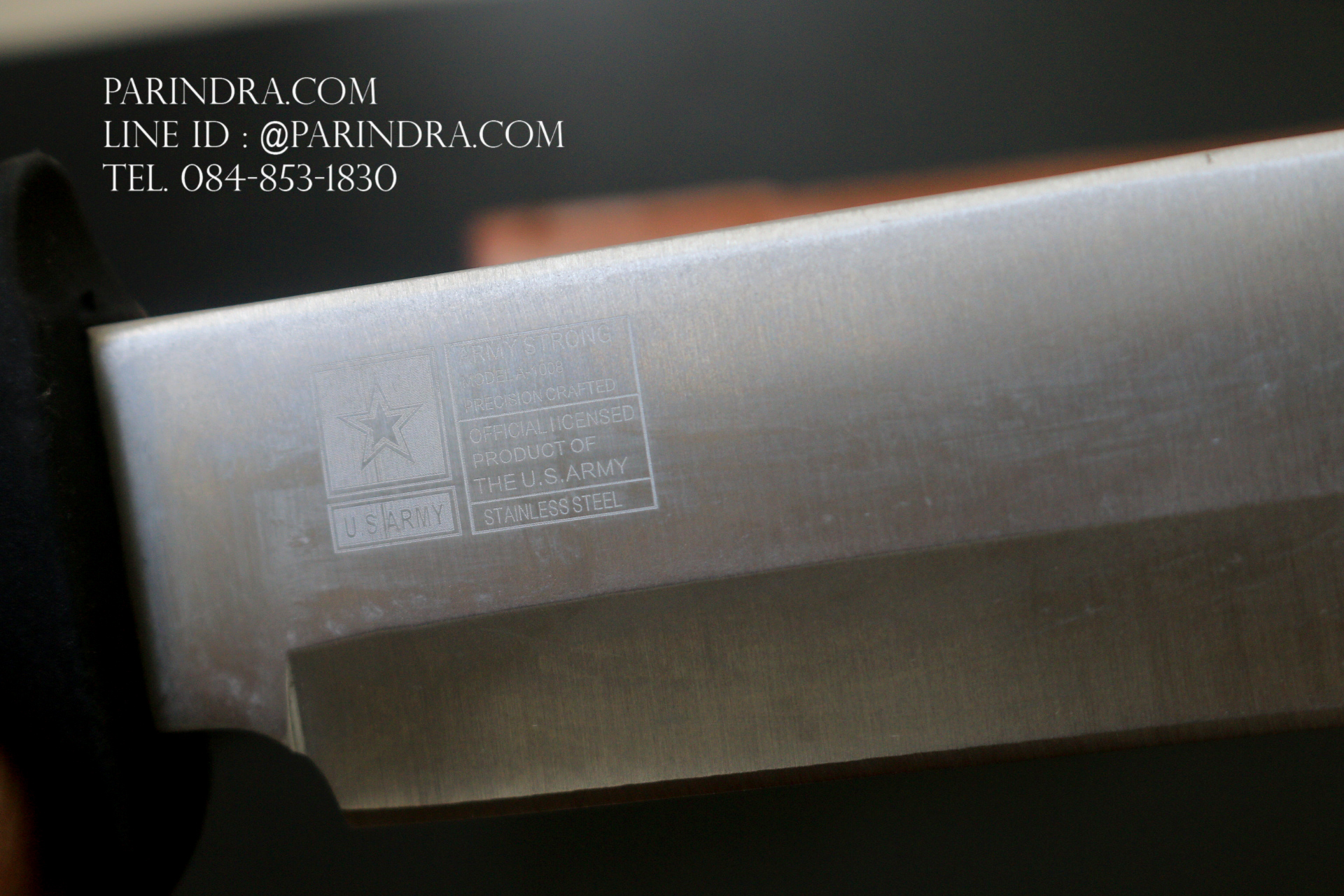 มีดใบตาย Army Strong Model A-1008 ขนาด 14.75 นิ้ว ใบเงิน OEM