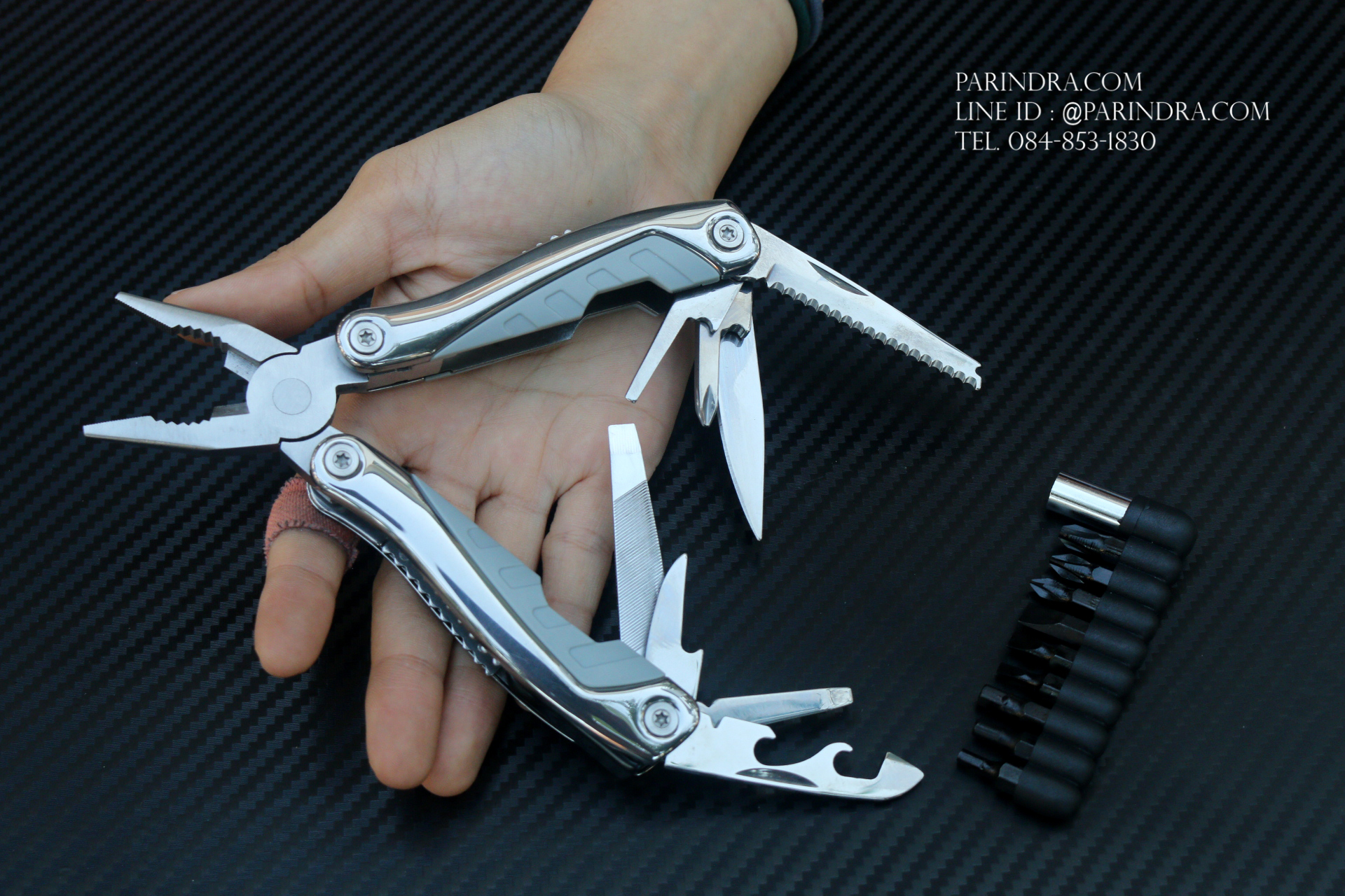 ชุดเครื่องมือเอนกประสงค์ Traveler Multi - tools (ตัวใหญ่) มีตัวล๊อค ใช้ดีมาก #TRV002