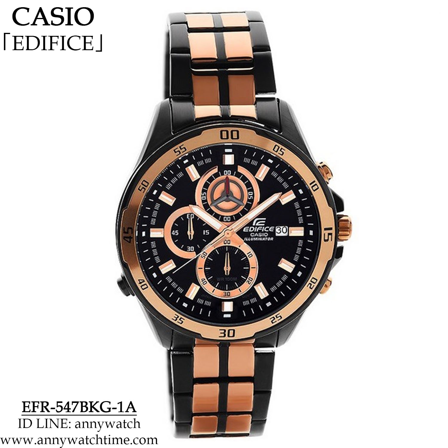 EDIFICE EFR-547BKG-1A
