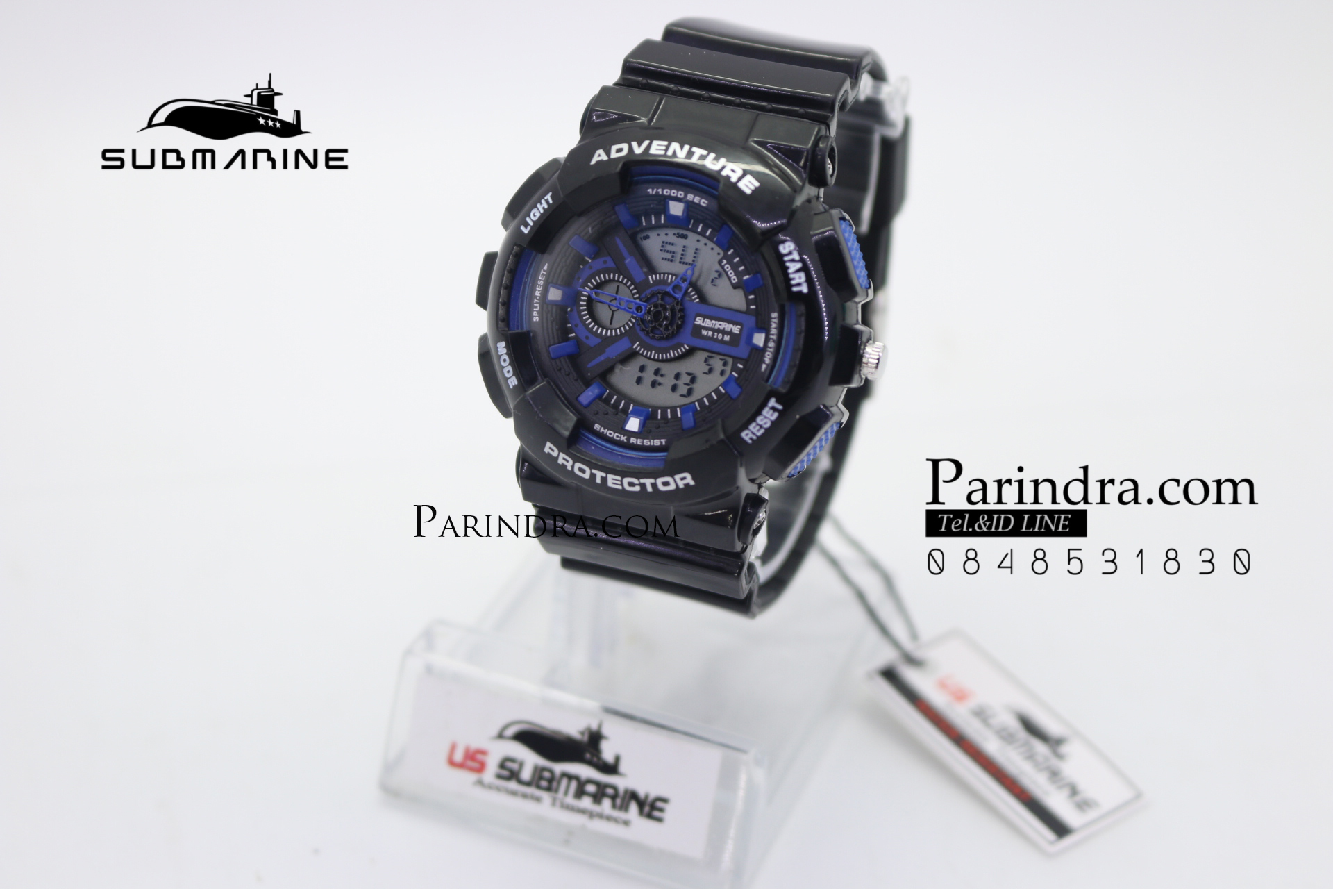 นาฬิกา US submarine Adventure Protector รุ่น TP3163L สีดำ-น้ำเงิน