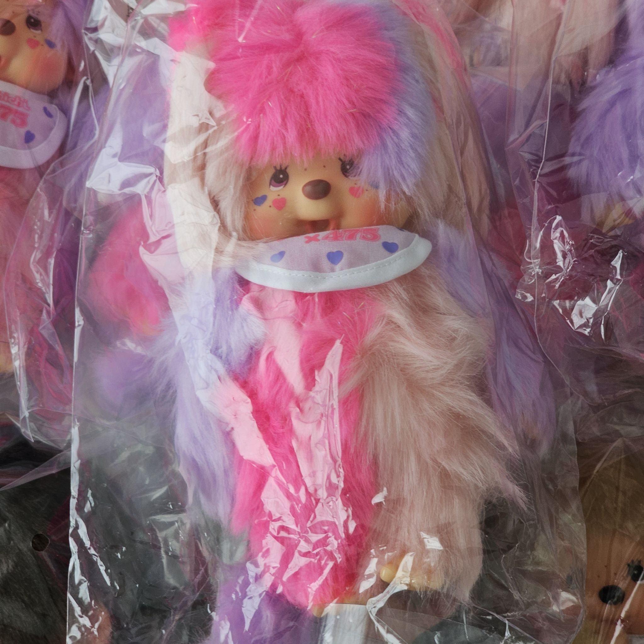 ‼️Super rare item!! Monchhichi x 475 (Shinako) สเปคพิเศษตัวตุ๊กตาจะมีกลิ่นของ "สายไหมสตรอเบอร์รี่" ของแท้ 100%