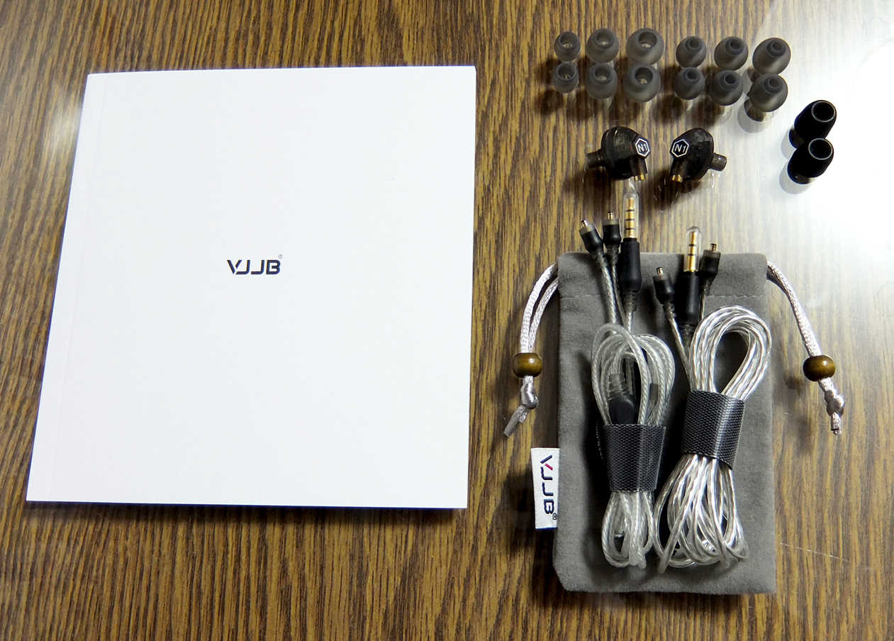 ขาย VJJB N1 หูฟัง 2 ไดรเวอร์ถอดสายได้ มาพร้อมสาย2in1 สายธรรมดา และ ไมค์ 2 เส้นในชุด