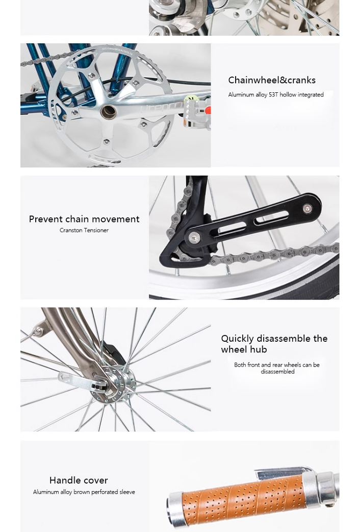 CRANSTON R9 MAX RETRO PREMIUM FOLDING BIKE 16 นิ้ว 2025 — จักรยานพับพรีเมียมสไตล์วินเทจ น้ำหนักเบา ทนทาน ใช้งานได้ทุกวัน!