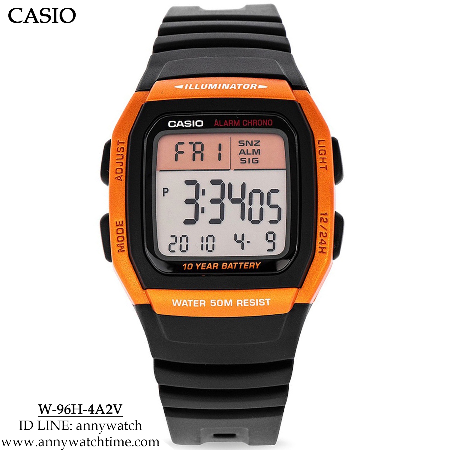 CASIO W-96H-4A2V