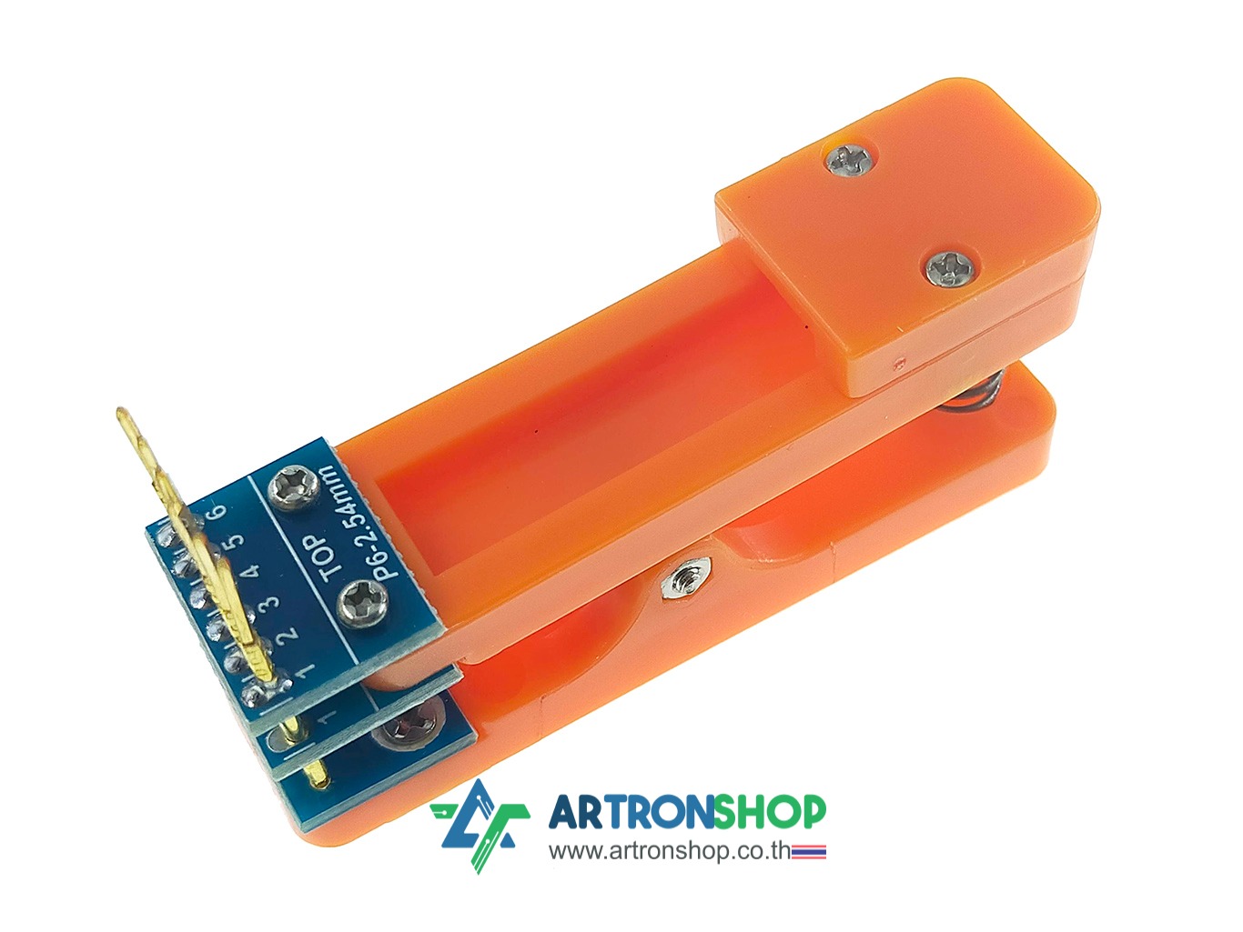 Pogo pin Test Stand PCB Clip พินเทสบอร์ด 2.54 มิล 6 ขา